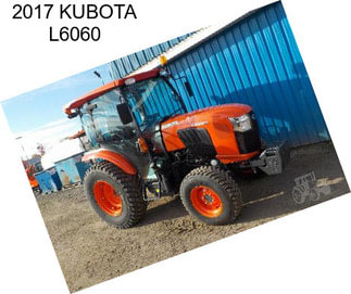 2017 KUBOTA L6060