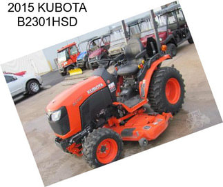 2015 KUBOTA B2301HSD