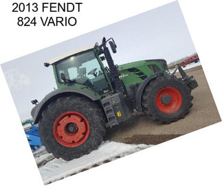 2013 FENDT 824 VARIO