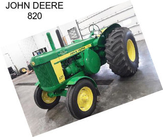 JOHN DEERE 820