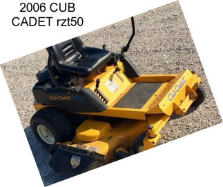 2006 CUB CADET rzt50