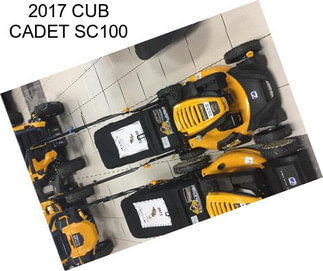 2017 CUB CADET SC100
