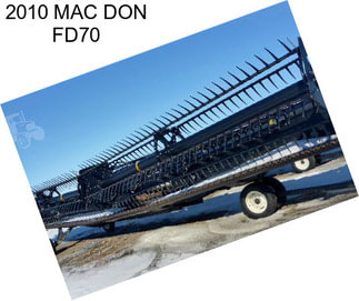 2010 MAC DON FD70