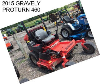 2015 GRAVELY PROTURN 460