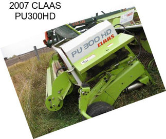 2007 CLAAS PU300HD