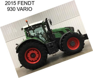 2015 FENDT 930 VARIO