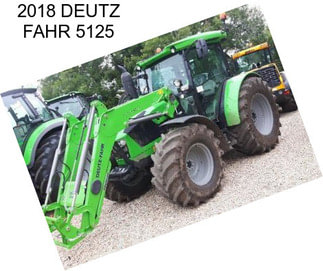 2018 DEUTZ FAHR 5125