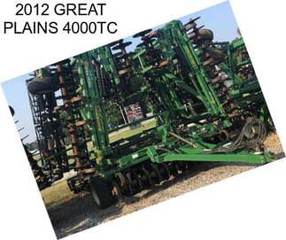 2012 GREAT PLAINS 4000TC