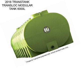 2018 TRANSTANK TRANSLOC MODULAR TANK 6000L