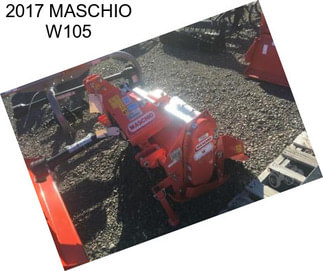 2017 MASCHIO W105