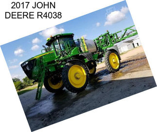 2017 JOHN DEERE R4038