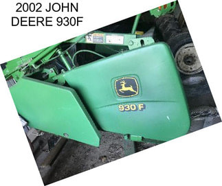 2002 JOHN DEERE 930F