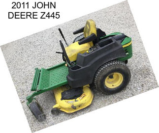 2011 JOHN DEERE Z445