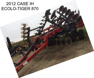 2012 CASE IH ECOLO-TIGER 870