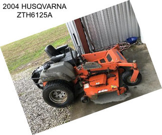 2004 HUSQVARNA ZTH6125A