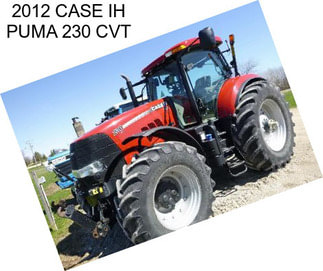 2012 CASE IH PUMA 230 CVT