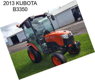 2013 KUBOTA B3350