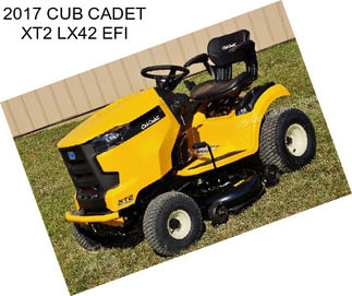 2017 CUB CADET XT2 LX42 EFI