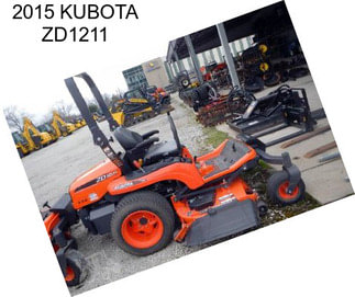 2015 KUBOTA ZD1211