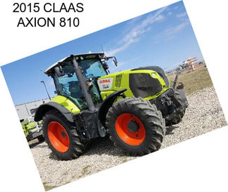 2015 CLAAS AXION 810