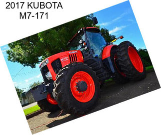 2017 KUBOTA M7-171