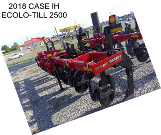 2018 CASE IH ECOLO-TILL 2500