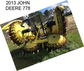 2013 JOHN DEERE 778