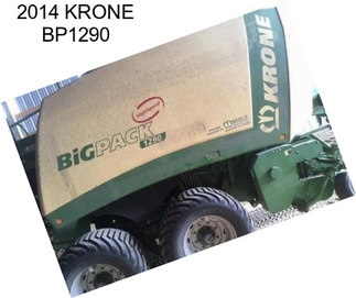 2014 KRONE BP1290