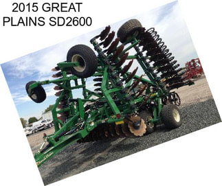 2015 GREAT PLAINS SD2600