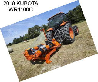 2018 KUBOTA WR1100C