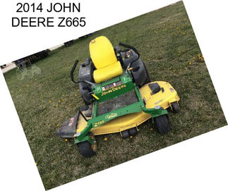 2014 JOHN DEERE Z665