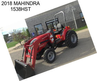 2018 MAHINDRA 1538HST