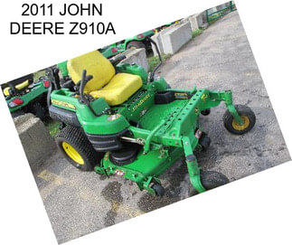 2011 JOHN DEERE Z910A