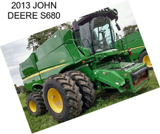 2013 JOHN DEERE S680