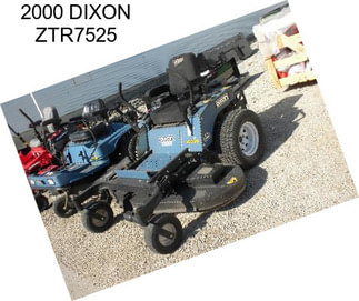 2000 DIXON ZTR7525