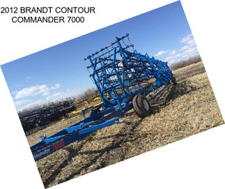 2012 BRANDT CONTOUR COMMANDER 7000