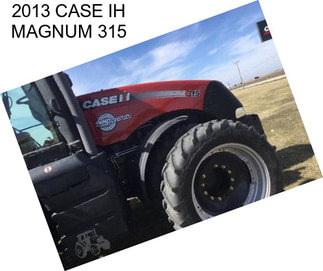 2013 CASE IH MAGNUM 315