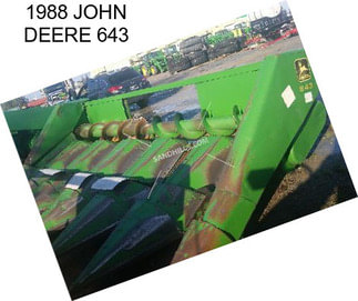 1988 JOHN DEERE 643