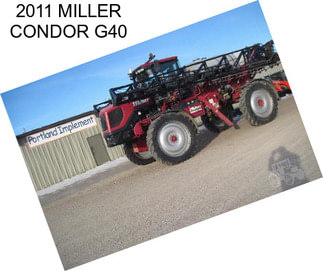 2011 MILLER CONDOR G40