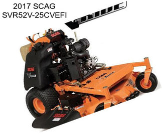 2017 SCAG SVR52V-25CVEFI