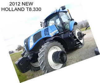 2012 NEW HOLLAND T8.330