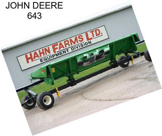 JOHN DEERE 643