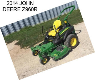 2014 JOHN DEERE Z960R