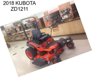 2018 KUBOTA ZD1211