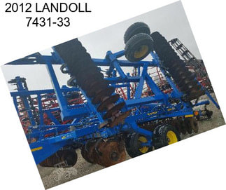 2012 LANDOLL 7431-33