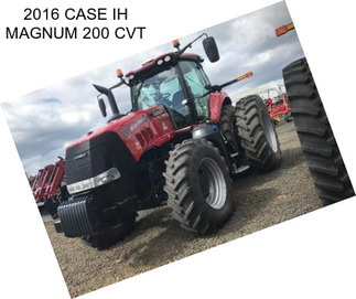 2016 CASE IH MAGNUM 200 CVT