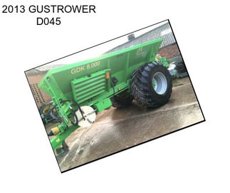 2013 GUSTROWER D045
