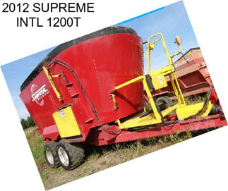 2012 SUPREME INTL 1200T