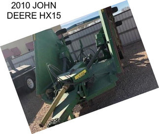 2010 JOHN DEERE HX15