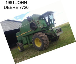 1981 JOHN DEERE 7720